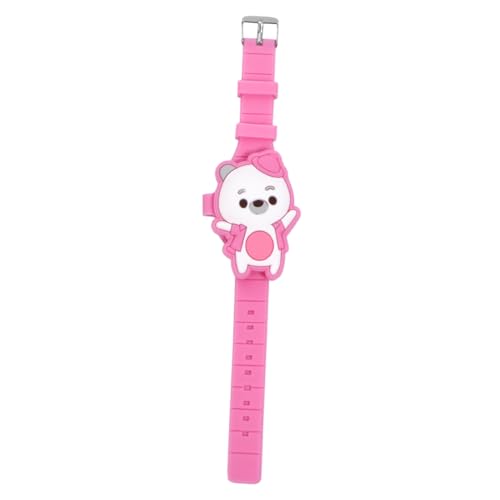VALICLUD Bären-Touchscreen-Uhr Kinderarmbanduhr Kinder Digitaluhr Kinder Berühren Armbanduhr Elektronische Uhr Kinder Führte Smartwatch Kinderuhren Kieselgel Kleinkind Anschauen von VALICLUD