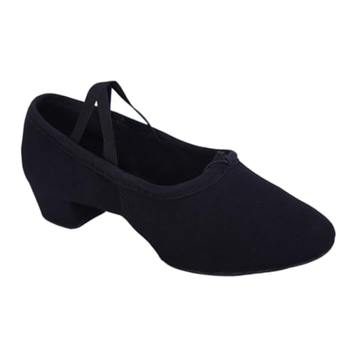 VALICLUD Damen Ballettschuhe Mit Niedrigem Absatz Weiche Tanzschuhe Für Bühne Yoga Und Bauchtanz Größe 40 Bequeme Sole Für Optimalen Halt Und Flexibilität von VALICLUD