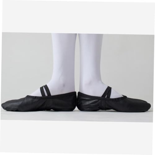 VALICLUD Ballettschuhe Damen Oxhide Ledersohle Gymnastikschläppchen Leicht Atmungsaktiv Elastisch Für Ballett Schwarz VALICLUD Ballettschuhe Damen Oxhide Ledersohle Gymnastikschläppchen Leicht Atmungsaktiv Elastisch Für Ballett Schwarz von VALICLUD