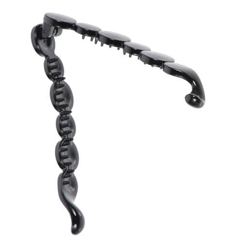 VALICLUD Bananen Haarspange Großer Pferdeschwanzhalter Schwarz Rutschfest Für Damen Und Mädchen Für Arbeit Partys Und Freizeit von VALICLUD