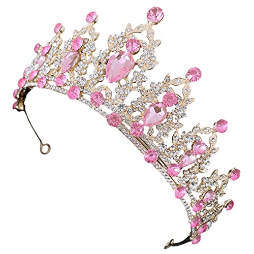 VALICLUD Barocke Hochzeit Tiara für Haarschmuck Accessoire für Hochzeiten Junggesellinnenabschiede und Besondere Anlässe von VALICLUD