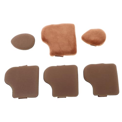 VALICLUD Beflockungsquaste Foundation Schwamm Kissenquaste Kleine Puderquaste Kissen Foundation Mini Daumenquaste Make Up Puderquaste Highlighter Hydrophiles von VALICLUD