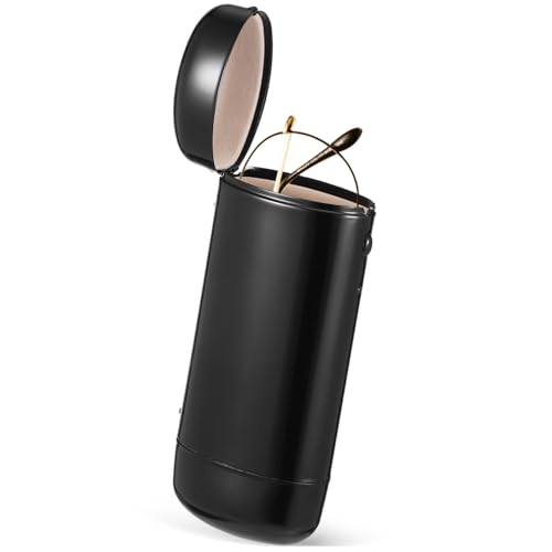 VALICLUD Brillenetui Für Damen Herren Reise Sonnenbrillenhalter Metall-brillenhalteretui Platzsparend Hartschale Brillenetui Mit Knopfverschluss von VALICLUD