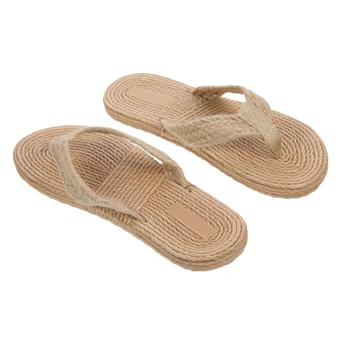 VALICLUD Bequeme Flache Strand Pantoletten für Damen und Herren Leichte Stabile Beach Slippers im Einfachen Modischen Design für Freizeit Urlaub Shopping und Wassersport von VALICLUD