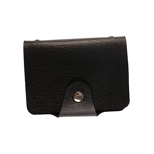 VALICLUD Kreditkartenetui Organizer Kleine Tasche Aus Pu- Mit Fächern Druckknopfverschluss Platzsparend Für Damen Und Herren von VALICLUD