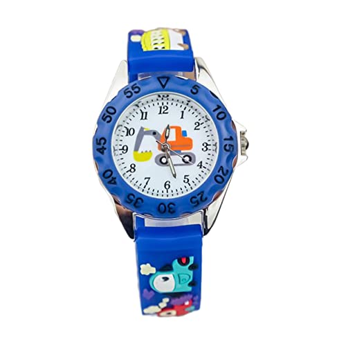 VALICLUD Junge Mädchen Cartoon Armbanduhr Kinderuhr Cartoon Uhr Kinderarmbanduhr Quarz Glas Silikon Material Handgelenk Accessoire Zeitverstehen von VALICLUD