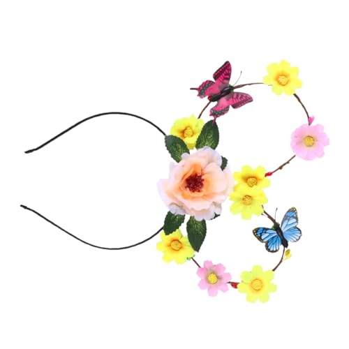 VALICLUD Blumen Haarschmuck für Partys Leichtes und Haardekor mit Floralen Designs für Cosplay und Besondere Anlässe Bleibt Sicher Am Kopf Verrutschen von VALICLUD