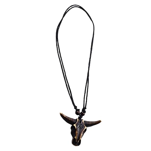 VALICLUD Statement Kette Tier-Ochsen-Party-Halskette weihnachtsgeschenke weihnachts präsente Schmuck eine Halskette Böhmische Halskette zur Dekoration Tier-Ochsen-Halskette Hip Hop Anhänger von VALICLUD