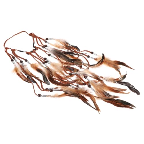 VALICLUD Bohemian Stirnband Damen Mit Federn Festival Kopfschmuck Handgefertigtes Haarband in Gelb Strapazierfähiges Und Dehnbares Material Für Karneval Partys Und Festivals Boho VALICLUD Bohemian Stirnband Damen Mit Federn Festival Kopfschmuck Handgefertigtes Haarband in Gelb Strapazierfähiges Und Dehnbares Material Für Karneval Partys Und Festivals Boho von VALICLUD