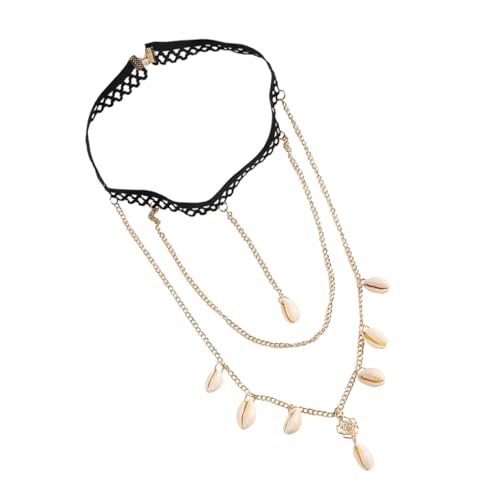 VALICLUD Boho Bein Schmuck Elastische Mehrlagige Muschel Beinkette Damen Körperkette Strand Verzierung Sommer Accessoire von VALICLUD