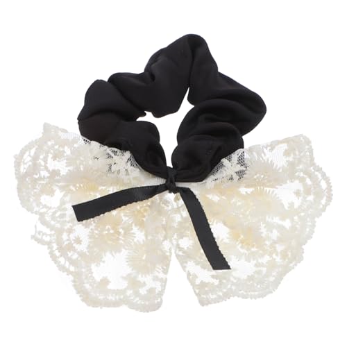 VALICLUD Pferdeschwanz-halter Haargummis Mit Spitzenschleife Für Damen Mädchen Kleinkinder Elastische Haar-accessoires Rutschfeste Haarbänder Für Langes Kurzes Dünnes Dickes Haar von VALICLUD