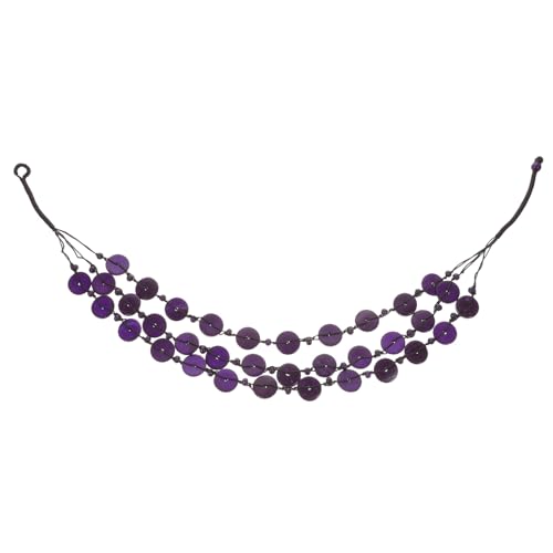 VALICLUD Boho Mehrschichtige Damen Halskette mit Kokosnuss schalen Perlen Ethno Schmuck für Alltag und Festlichkeiten Geschenkidee von VALICLUD