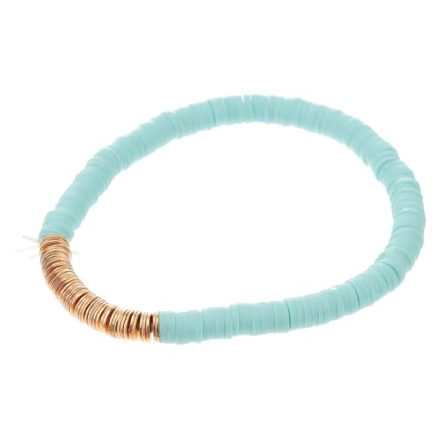 VALICLUD Boho Stil Armband Elastisches Handgefertigtes Armband aus Polymer Bunte Damen Handkette Pastellfarbene Schmuckaccessoire Flexibles Wrist String für Besondere Anlässe von VALICLUD