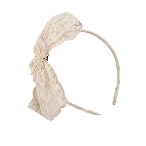 VALICLUD Bowknot Haarreif aus Spitze Süßes Stirnband für Party Kostüm Cosplay Langlebiges Haarschmuck Accessoire für Mädchen Bezauberndes Design Geeignet für Festtage und Besondere Anlässe von VALICLUD