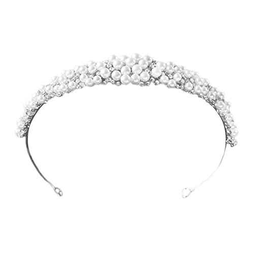 VALICLUD Perlenstirnbänder Für Damen Kunstperlen Als Brautschmuck Für Hochzeit Und Party Funkelndes Stirnband Mit Perlenaccessoires von VALICLUD