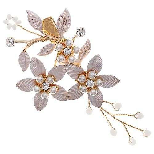 VALICLUD Braut Haarschmuck Goldener Haarkamm Eleganter Hochzeitsschmuck für Damen Rhinestone Braut Haarspange mit Stabilem Clip Geeignet für Hochzeitsfeier und Festliche Anlässe von VALICLUD