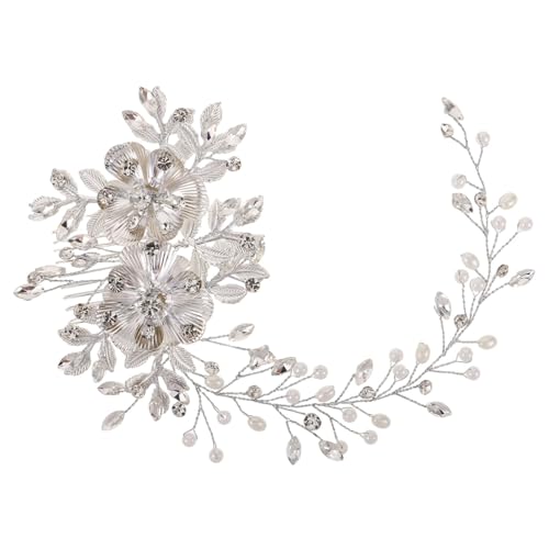 VALICLUD Braut Hochzeit Haarkamm mit Funkelnden Strasssteinen Ergonomisches Design für Langes Tragen Handgefertigtes Vintage Brautschmuck-accessoire Langlebig und Komfortabel für Frauen und VALICLUD Braut Hochzeit Haarkamm mit Funkelnden Strasssteinen Ergonomisches Design für Langes Tragen Handgefertigtes Vintage Brautschmuck-accessoire Langlebig und Komfortabel für Frauen und von VALICLUD