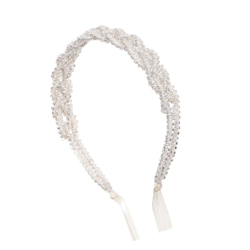 VALICLUD Hochzeitskopfschmuck Mit Perlen Hochzeitsstirnband Kopfbedeckung Für Braut Und Brautjungfer Passt Zu Abendkleid Für Hochzeit Verlobung Geburtstag von VALICLUD