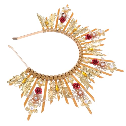 VALICLUD Braut Tiara Krone Headpiece aus Langlebigem Material Vielseitig für Hochzeit Geburtstag Cosplay und Fotoshootings Stilvoller Haarschmuck für Damen und Besondere Anlässe von VALICLUD