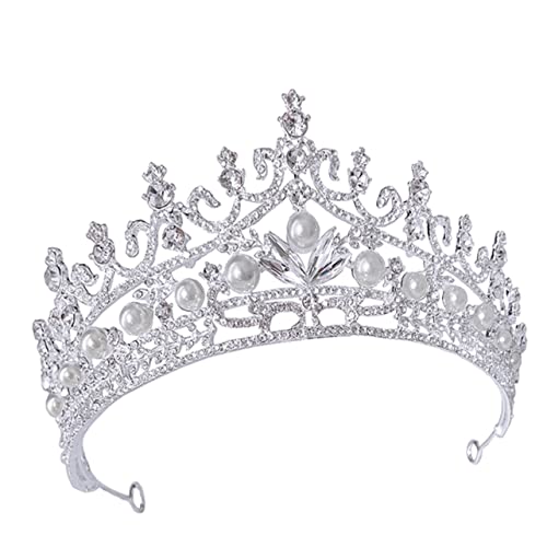 VALICLUD Braut Tiara Krone für Damen Glitzernde Haarschmuck mit Rhinestones Hochzeitskrone für Braut Geburtstagsfeiern und Besondere Anlässe Kopfdekoration aus Engagement und Valentinstag von VALICLUD