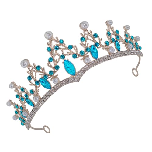 VALICLUD Braut Tiara aus Hochzeitskrone für Damen Barock Stil Komfortables Stirnband Accessoire für Brautkleider und Festliche Anlässe Glitzerndes Diadem für Fotoshootings von VALICLUD