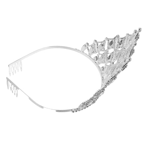 VALICLUD Braut Tiara mit Strasskamm Transparente Weiße Prinzessinnen Krone für Hochzeit Beauty Contests Theater Geburtstagsfeiern Einzigartiges Design Vielseitig Einsetzbar Königliche VALICLUD Braut Tiara mit Strasskamm Transparente Weiße Prinzessinnen Krone für Hochzeit Beauty Contests Theater Geburtstagsfeiern Einzigartiges Design Vielseitig Einsetzbar Königliche von VALICLUD