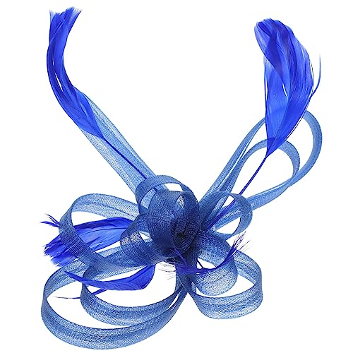 VALICLUD Brautkranz Spirea Blumenstrauß Für Die Braut Fascinator Brosche Pin. Hochzeitsschleier Hochzeit Fascinator Haarspange Braut-hochzeits-haarnadel Gittergewebe Kopfhörer Damen von VALICLUD