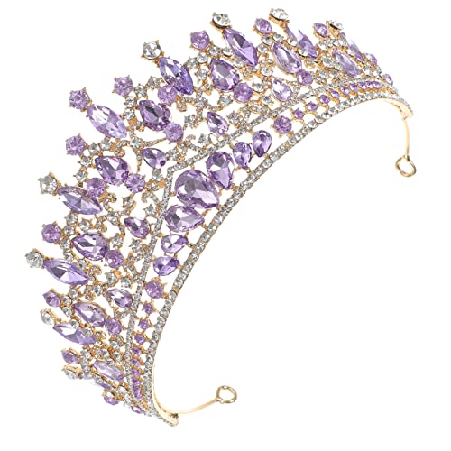 VALICLUD Braut Mit Funkelnden Wassersteinen Krone Für Hochzeiten Partys Und Besondere Anlässe Einfach Zu Tragen Für Brautkleider von VALICLUD