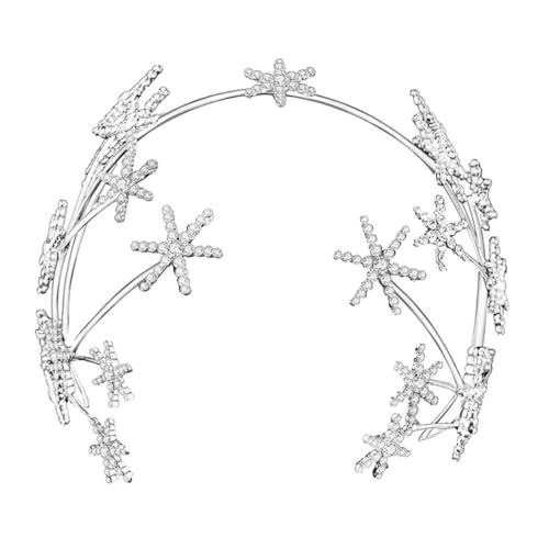 VALICLUD Brautkrone Tiara mit Rhinestones Hochzeits Stirnband für Damen Perfekter Haarschmuck für Braut und Brautjungfern Design Einzigartiges von VALICLUD