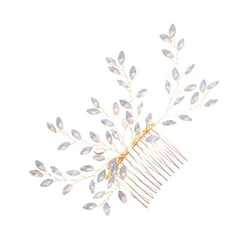 VALICLUD Brautschmuck Haarkamm Mit Kristallen Eleganter Haarschmuck Für Hochzeiten Verlobungen Und Besondere Anlässe Für Braut Und Brautjungfern von VALICLUD