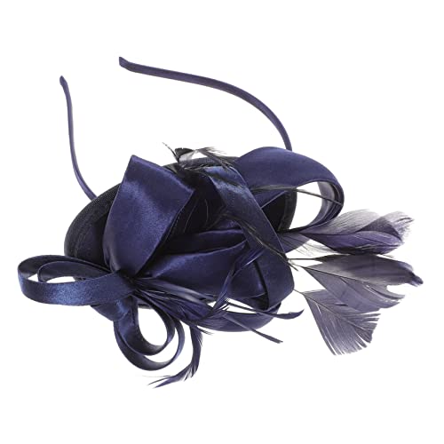 VALICLUD Bridal Tiara Haarschmuck mit Design Eleganter Haarreifen für Hochzeiten Partys und Besondere Anlässe Navyblau für Bräute von VALICLUD