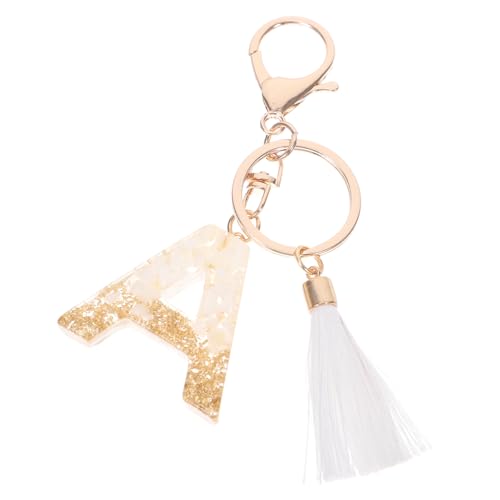 VALICLUD Alphabet Schlüsselanhänger Mit Quaste Und Stilvolle Tasche Für Geschenkidee Für Geburtstag Weihnachten Und Besondere Anlässe von VALICLUD