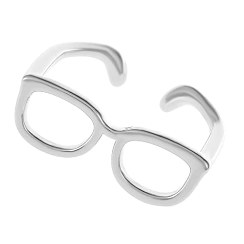 VALICLUD Brillenring verstellbare Ringe für Männer Knöchel Fingerring Herrenring schnapsgläser offener verstellbarer Ring Männer öffnen Ringe Mini Einstellring kleine Gläser Liebhaber von VALICLUD