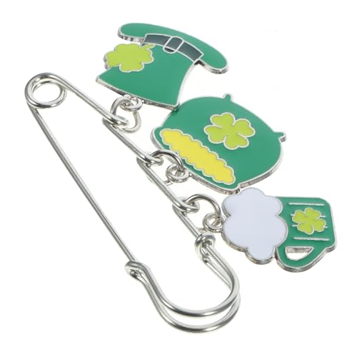 VALICLUD Brosche Brustnadel Ornament Anstecknadel Für Dekor St Patricks Day Anstecknadel Taschen Anstecknadel Brosche Pin Brosche Schmuck Kleidung Pin Party Supply Hut Pin Pullover Clip von VALICLUD