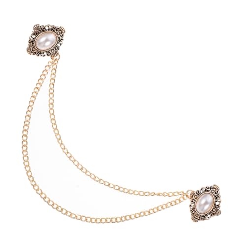 VALICLUD Stylische Herrenbrosche Mit Hängender Kette Vintage Anstecknadel Für Anzug Und Hemd Elegantes Schmuckaccessoire Mit Perlendekoration Für Besondere Anlässe Und Alltag VALICLUD Stylische Herrenbrosche Mit Hängender Kette Vintage Anstecknadel Für Anzug Und Hemd Elegantes Schmuckaccessoire Mit Perlendekoration Für Besondere Anlässe Und Alltag von VALICLUD
