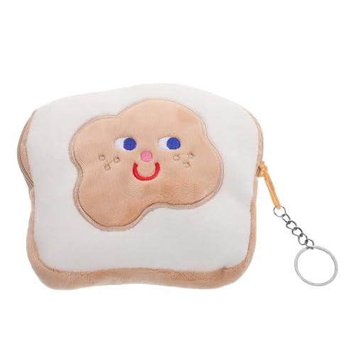 VALICLUD Brot-Geldbörse Portemonnaie Süßigkeiten-Obstkorb Mini-Scharniere beflocktes Hasendekor kleine umhängetasche kleine geldbörse süße Geldbörse für Damen Geldbörse für Mädchen Plüsch von VALICLUD