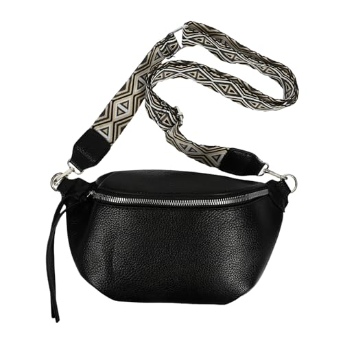 VALICLUD Stylische Pu Brusttasche Für Herren Verstellbare Crossbody Tragetasche Für Outdoor-aktivitäten Reisen Und Sport Große Kapazität Elegantem Schwarz von VALICLUD