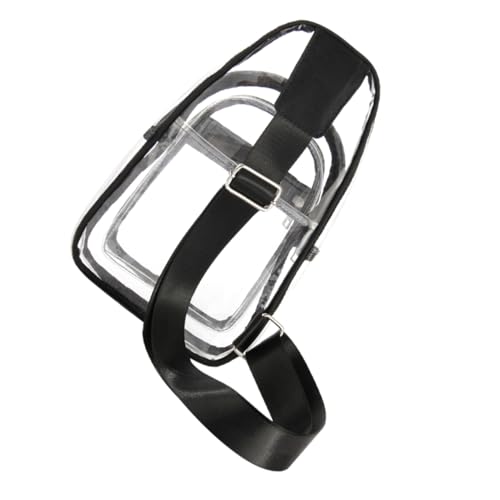 VALICLUD Transparente Kleine Brusttasche Durchsichtige Tasche Für Sport Und Tragbar Mit Vielfältigen Tragemöglichkeiten Geeignet Für Damen Und Herren Aus Hochwertigem Kunststoffmaterial von VALICLUD