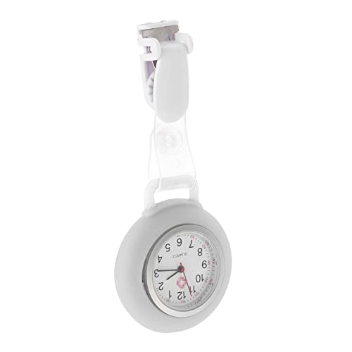 VALICLUD Brustuhr-Clip pro Watch sanitäter Pflege Taschenuhr Krankenschwester Uhr Armbanduhr Herren schlüsselanhänger Multifunktionale Schwesternuhr Krankenschwester Accessoire Silikonband von VALICLUD