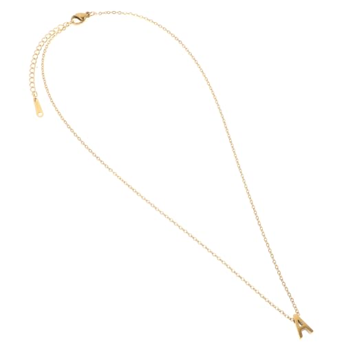 VALICLUD Buchstaben Halskette aus Poliertem Zarte Perlen Leichter Anhänger Schmuck für Damen Modisch und Langlebig Geschenkidee von VALICLUD