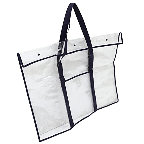 VALICLUD Pinnwandhalter Für Künstler Tragbare Zeichentasche Aus Robustem Canvas Transparente Aufbewahrungstasche Für Kunstwerke Mit Schultergurt Und Traggriff Für Malutensilien Und VALICLUD Pinnwandhalter Für Künstler Tragbare Zeichentasche Aus Robustem Canvas Transparente Aufbewahrungstasche Für Kunstwerke Mit Schultergurt Und Traggriff Für Malutensilien Und von VALICLUD