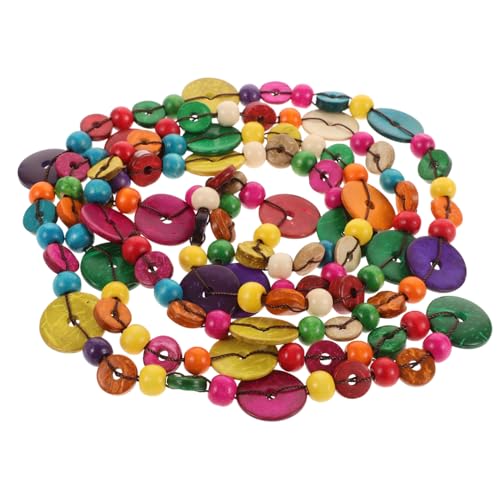 VALICLUD Bunte Böhmische Halskette Damen Mehrlagige Vintage Kokosnussschale Perlen Kette Handgefertigt Langlebig Für Alltag Party Strand Schmuck Geschenk VALICLUD Bunte Böhmische Halskette Damen Mehrlagige Vintage Kokosnussschale Perlen Kette Handgefertigt Langlebig Für Alltag Party Strand Schmuck Geschenk von VALICLUD