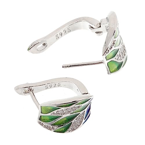 VALICLUD Bunte Emaille Ohrstecker Design Leicht Elegant Langlebig Ohrschmuck Für Mädchen Party Hochzeit Alltag von VALICLUD