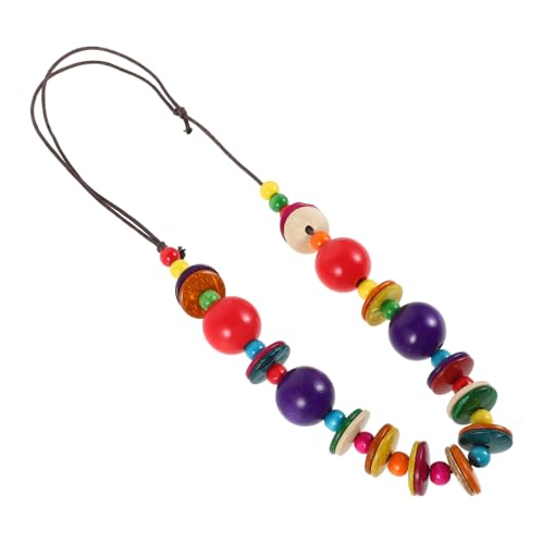 VALICLUD Bunte Perlenkette Damen Kokosnuss Halskette Leicht Langlebig Modisch Für Alltag Party VALICLUD Bunte Perlenkette Damen Kokosnuss Halskette Leicht Langlebig Modisch Für Alltag Party von VALICLUD