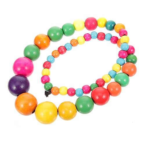 VALICLUD Bunte Perlenkette im Bohemian Stil für Damen Einzigartige Halskette Hochwertigen Materialien für Alltag Hochzeiten und Besondere Anlässe von VALICLUD