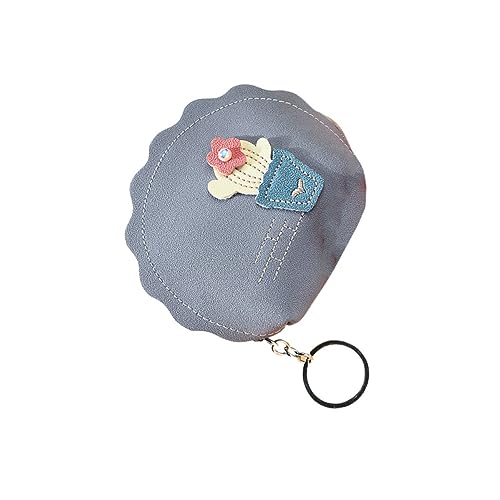 VALICLUD Cactus Pattern Mini Geldbörse Für Damen Leicht Und Praktisch Für Münzen Schlüssel Und Kleine Gegenstände Für Reisen Und Shopping Hellblau von VALICLUD