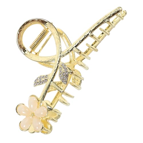 VALICLUD Blumen Haarklammer Für Frauen Metall Haar Clip Blume Haarklammer Große Haarspangen Für Dickes Haar Haarspange von VALICLUD