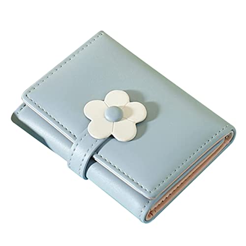 VALICLUD Chic Multi-funktions Geldbörse Für Mädchen Blumenmuster Pu Münzbeutel Für Schüler Lehrer Und Büroangestellte Kompakt Und Praktisch Für Alltag Und Reisen von VALICLUD