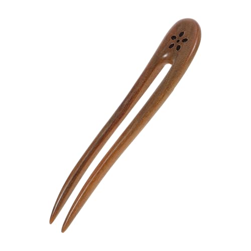 VALICLUD Chinesische Haarnadeln Mit U-förmigem Design Holz-haarstäbe Für Styling Traditionelle Blütenform Geeignet Für Frauen Und Mädchen Klassisches Haarschmuck-accessoire von VALICLUD