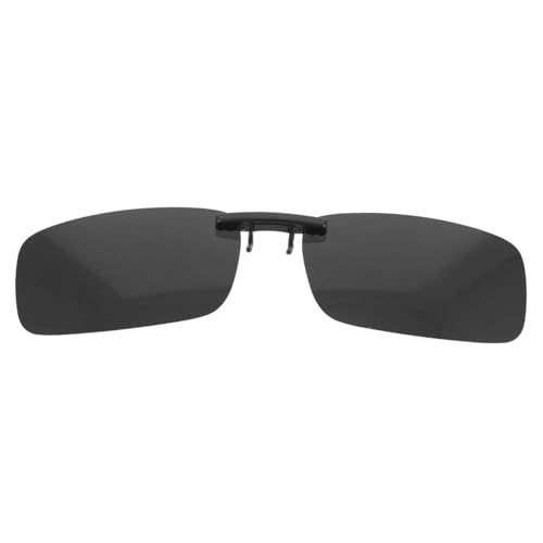VALICLUD Clip Sonnenbrille für Herren Polarisierte Randlose Aufsatzbrille Stylisches Design für Fahren Outdoor Aktivitäten Blendfreies Unisex Sicher von VALICLUD